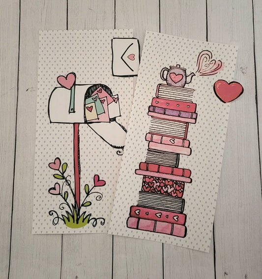 Vday 2 Hobonichi weeks sticker pocket//envelope
