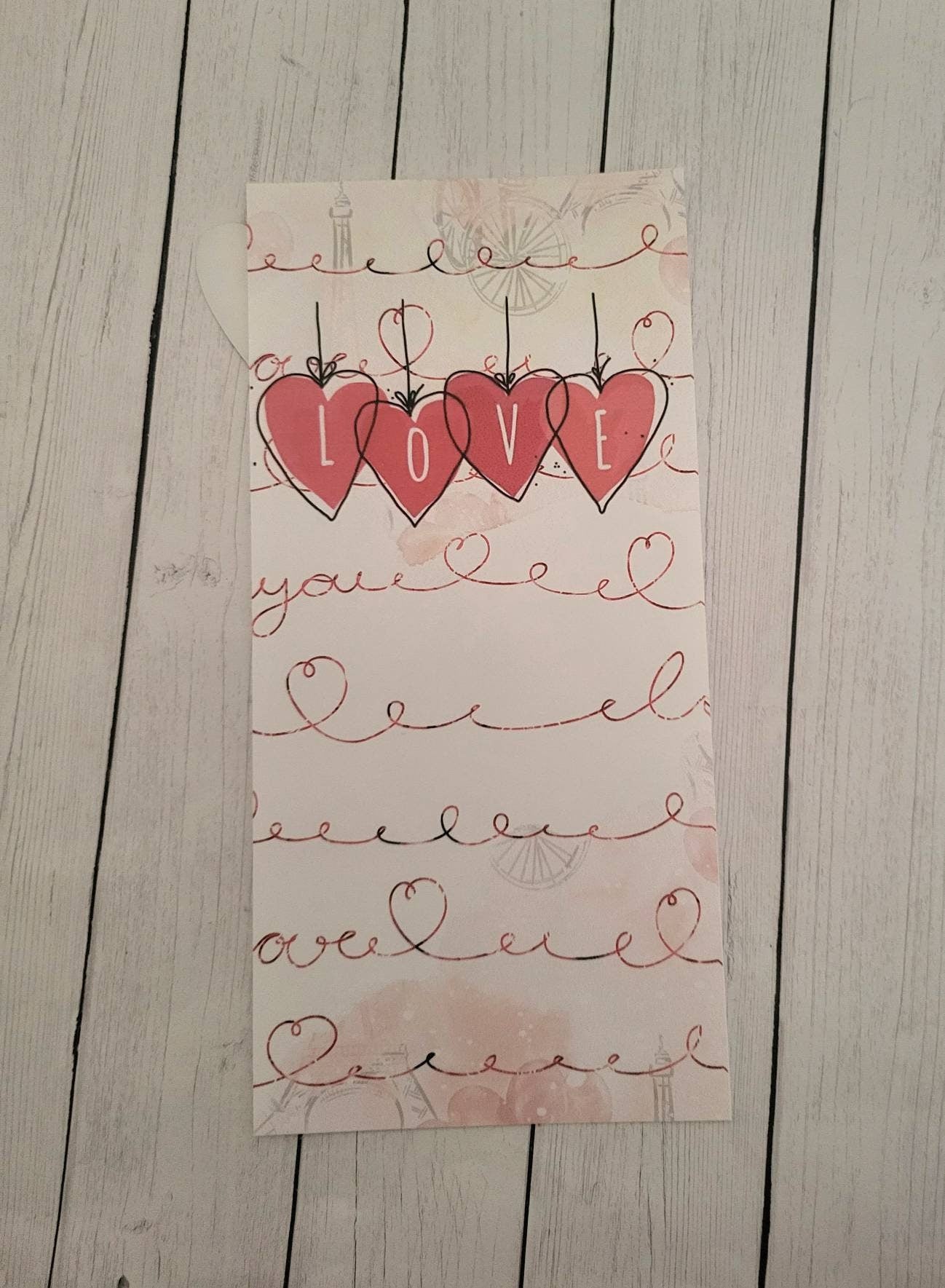 Vday heart balloons//couple//Hobonichi weeks sticker pocket//envelope